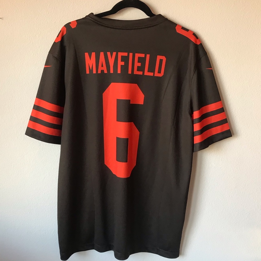 NWOT Browns Baker Mayfield color rush jersey
